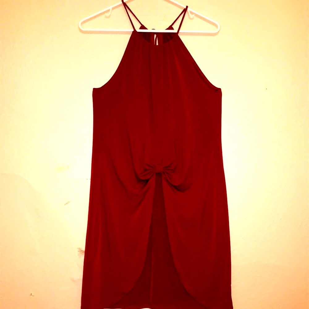 BCBGeneration Knot High-Low Tunic Tank Top
